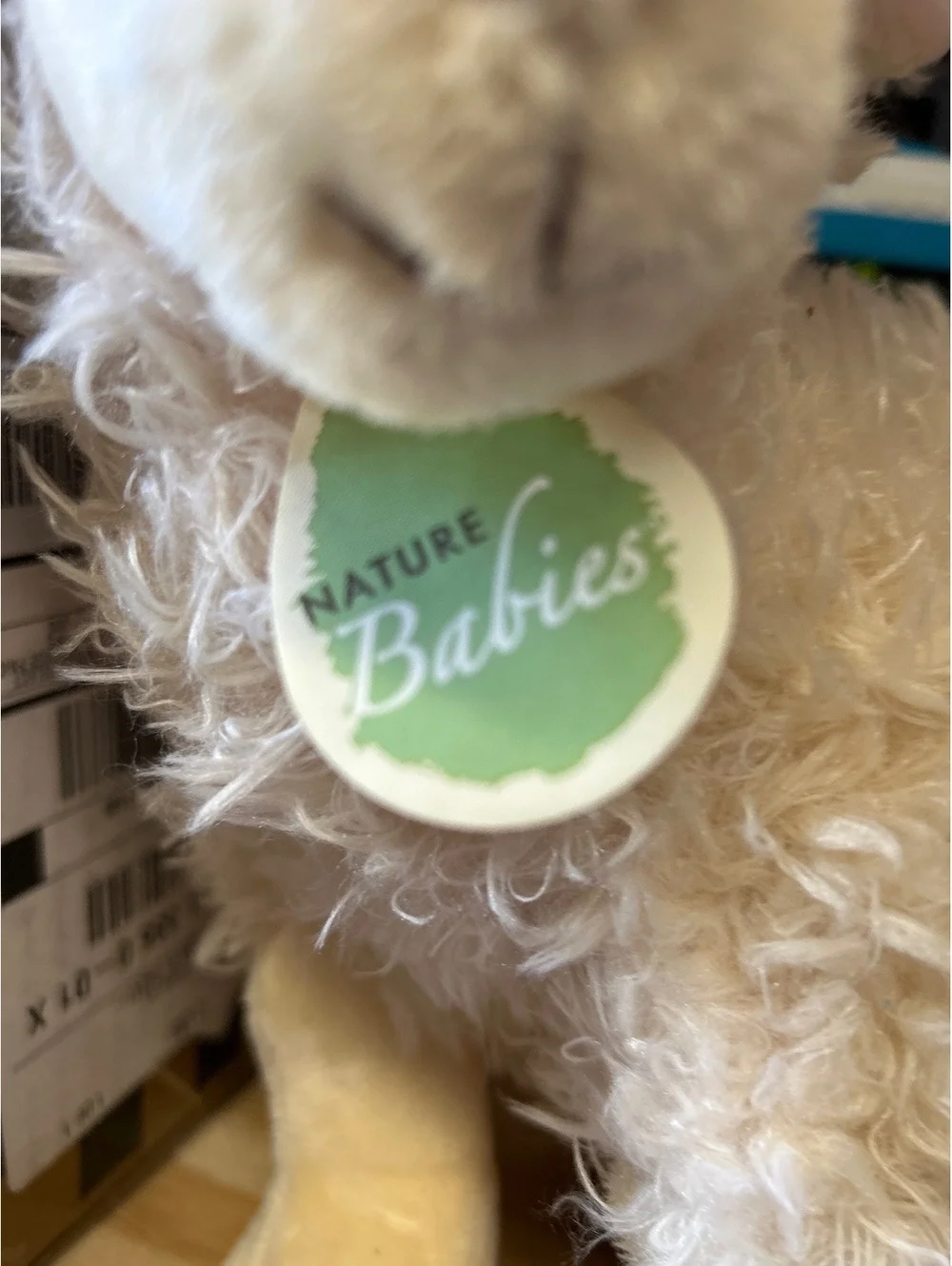 Nature Babies Plush Lamb Stuffed Animal